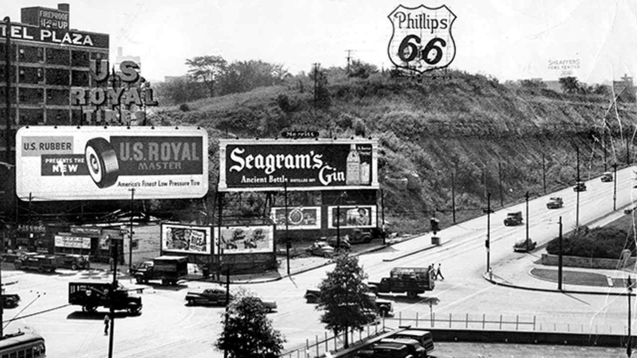 Then & Now My how we've changed. Time lapse video from Signboard Hill