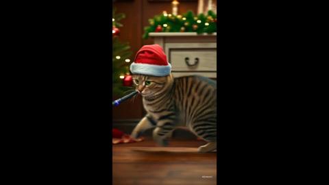 The Funniest Gift Ever: My Cat Received a Laser Pointer f...