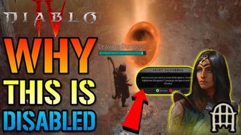 Diablo 4: "Reset Dungeon Button" The REAL Reason Why This...