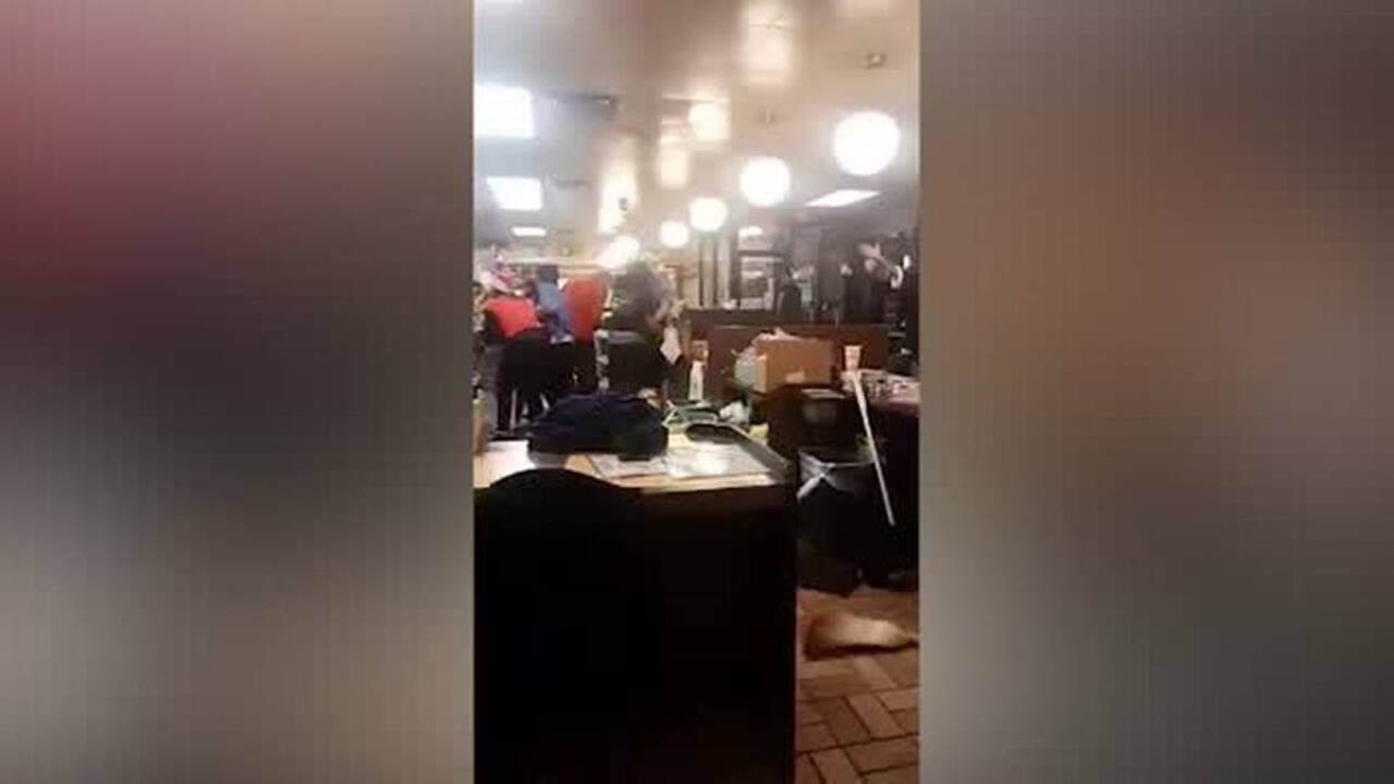 Waffle House fight | Fayetteville restaurant torn apart in brawl ...