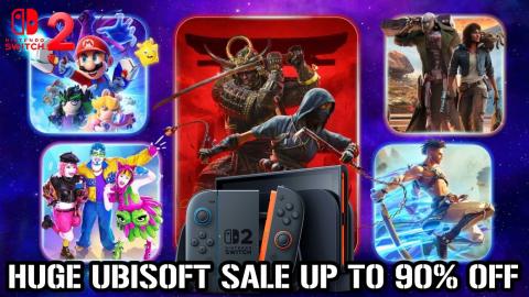 HUGE Ubisoft Nintendo Switch 1 & 2 SALE! Up To 90 Off Vid...