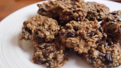 Peanut Butter Banana Cookies | 4 ingredients