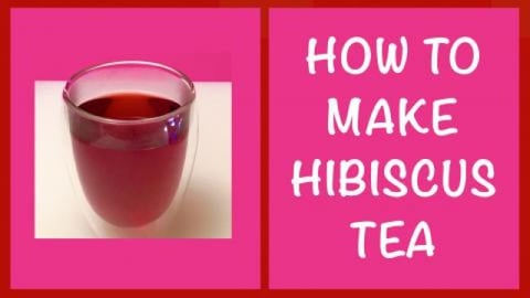 How to Make Hibiscus Tea / Herbal Tea, Infusion, with Hib...