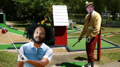 Dre vs. Taylor - Office Mini Golf