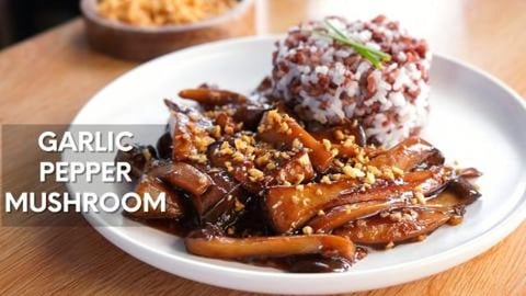 Garlic Pepper Mushroom Recipe | Tasty Mushroom Recipe