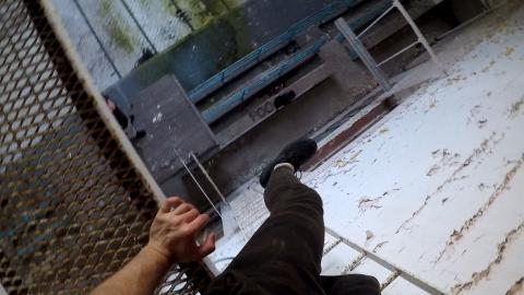 POV ABANDONED NAVY BASE POOL... Sketchy