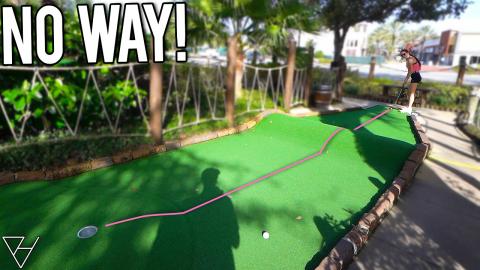 Insane Back To Back Mini Golf Hole In One! - Part 1