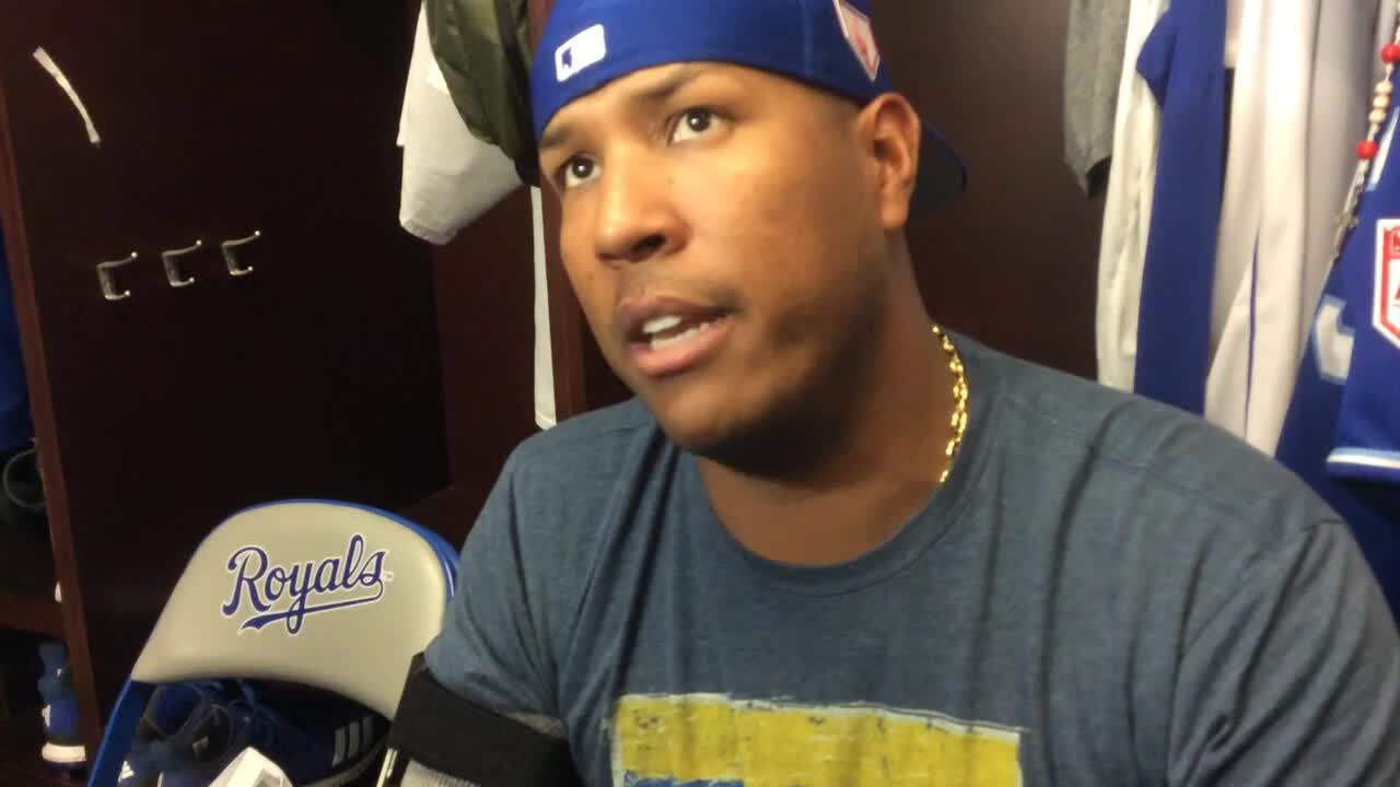 Royals release video showing Salvador Perez's rehab work