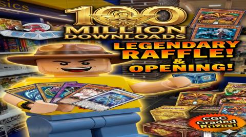 YuGiOh Master Duel Rolling 100 Million downloads Raffle G...