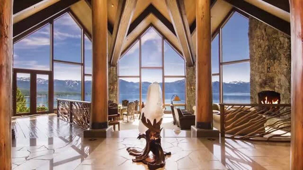 Take this tour of Lake Tahoe estate on sale for record 75 million