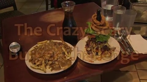 Burger & Poutine Fries Challenge Review in Ontario, Canad...