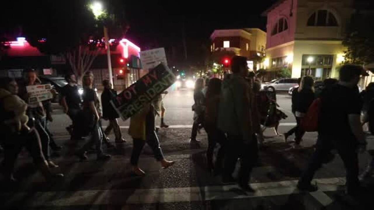 Donald Trump protesters take to streets of SLO | San Luis Obispo Tribune