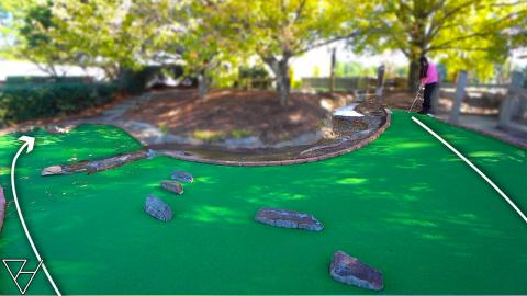 Awesome One Of A Kind Pirate's Cove Mini Golf Course! - P...