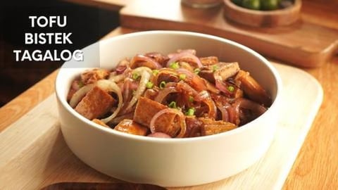 Tofu Bistek Recipe | Filipino Tofu Steak Recipe 