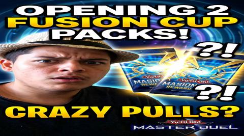YuGiOh Master Duel opening 2 Fusion Cup Reward pack ticke...