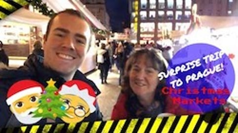 TRAVEL VLOG- Surprise Trip to Prague and Christmas Market...