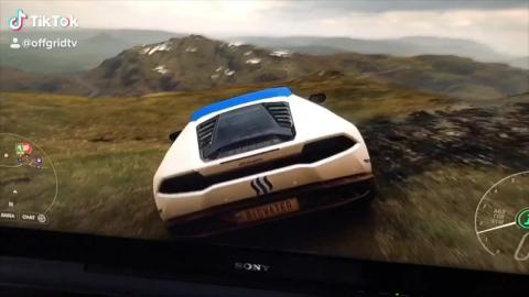 Flying over the Mountains in my Custom designed Steem Cry...