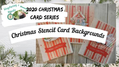 Shifter Stencil Christmas Card Backgrounds