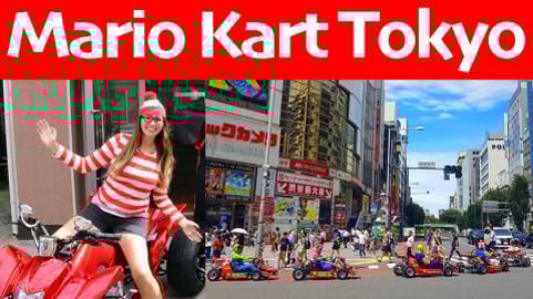 Driving Go-Karts in Japan Streets