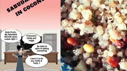 Delicious Sabudana Khichdi in Coconut Oil (Tapioca Sago)-...