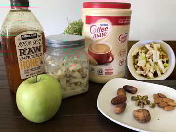 Green Apple Sweet Salad with Coffee Mate || Best Weight L...