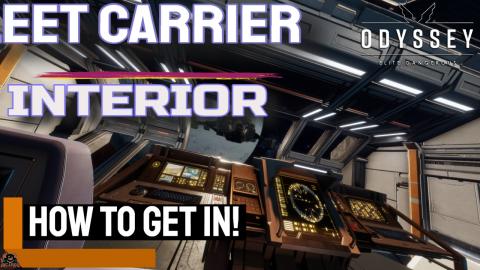 Fleet Carrier Interior How to get in Elite Dangerous