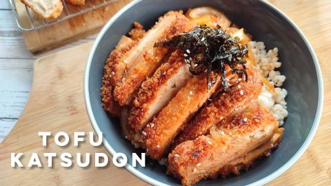 Vegetarian Tofu Katsudon | Easy Tofu Katsudon Recipe