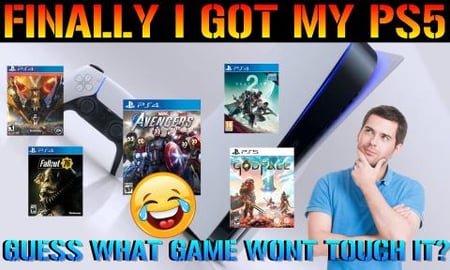 I Finally Got My PlayStation 5... Guess What Game Wont To...