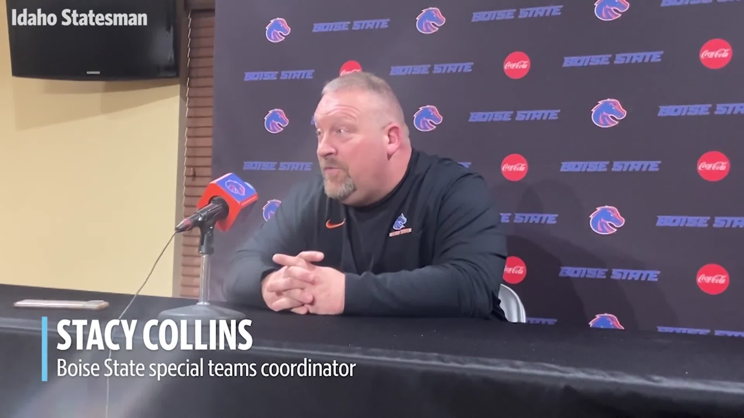 Boise State special teams coordinator Stacy Collins on why he came back ...