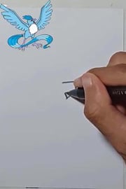 Drawing pokemon Articuno Shorts