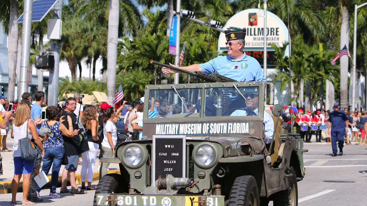 Miami Beach Veterans Day parade Miami Herald