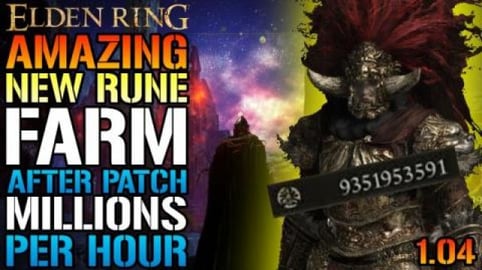 Elden Ring: AMAZING NEW RUNE FARM! AFTER PATCH! MILLIONS ...