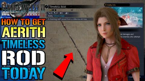 Final Fantasy 7 Rebirth - Aerith  "Timeless Rod" Amazing ...