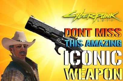 Cyberpunk 2077: DONT Miss This AMAZING ICONIC Weapon! The...