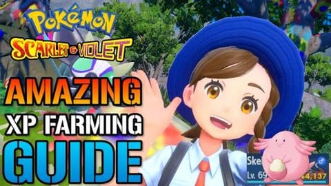 Pokemon Scarlet & Violet Amazing XP Farm! Best Way To Far...