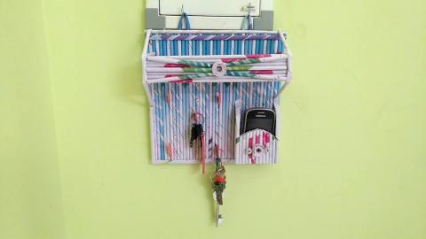 Wall Mount Rack with key holder