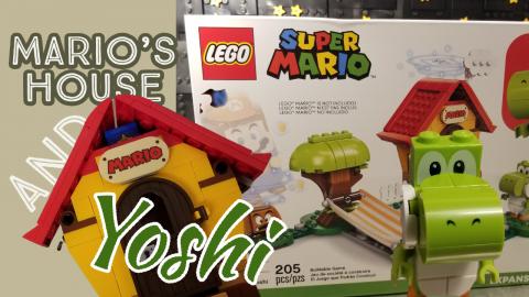 Lego Super "Mario's House and Yoshi"! Review! (71367)