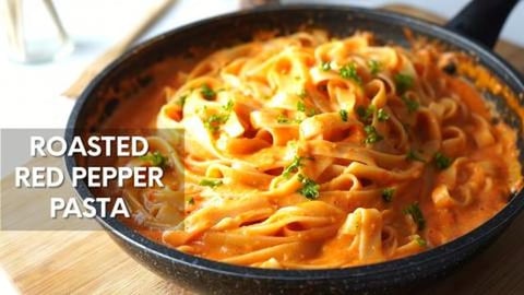 Roasted Red Pepper Pasta Recipe