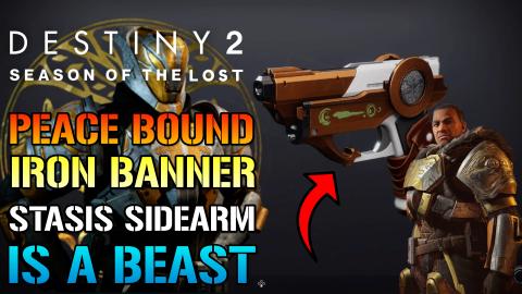 Destiny 2: The New IRON BANNER Weapon PEACE BOUND Is A BE...