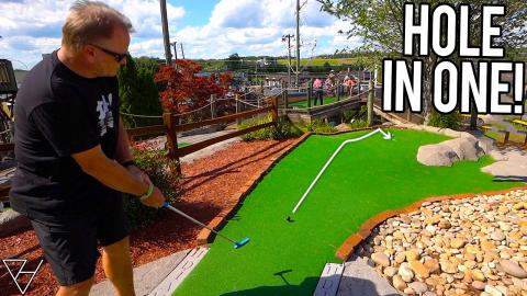 Lucky Mini Golf Hole In One And Tough Holes! - Part 2