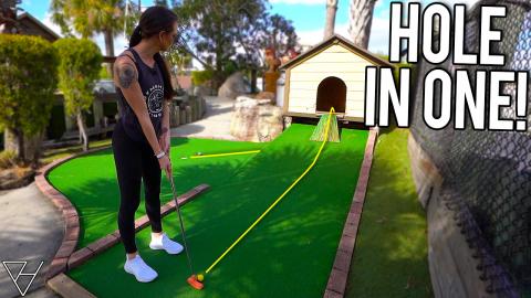 Lucky Mini Golf Hole In One and Awesome One of a Kind Hol...