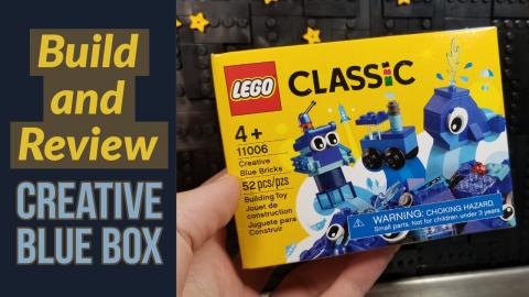 Creative Blue Bricks | Lego Classic 11006 (2020) | Build ...