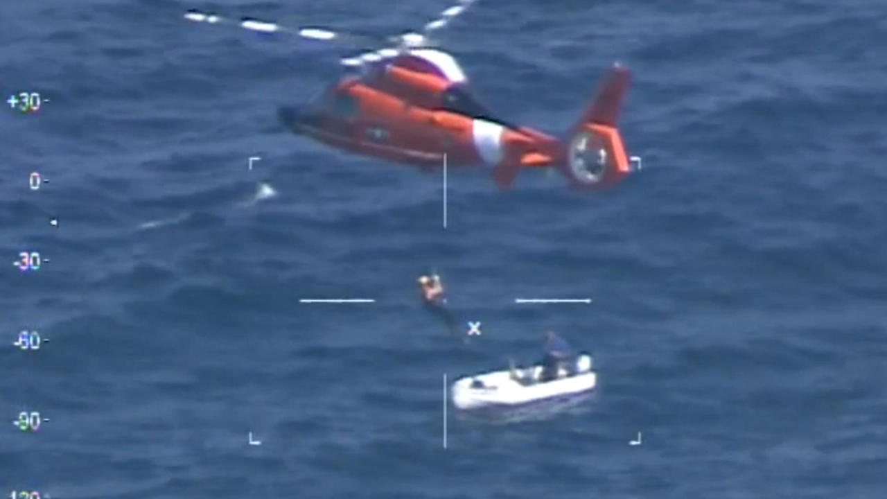 Coast Guard Rescues Overdue Boater 9 Miles Southeast Of Fort Pierce