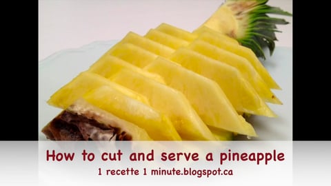 How to Cut and Serve a Pineapple
