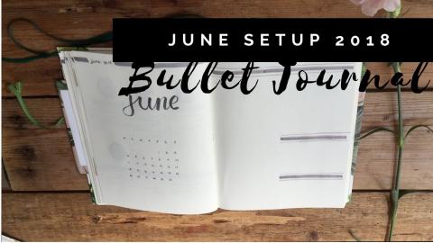 Monthly Setup JUNE 2018 | Plan With Me | Simple + Clean B...
