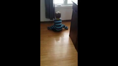 My Baby rides the roomba