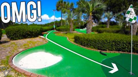 We Have Never Played A Mini Golf Course Like This Before!...