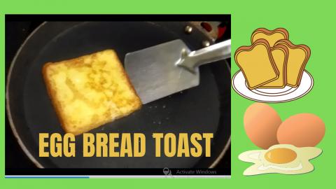 how to make egg bread toast quickly l short video 