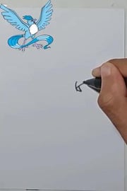 Drawing Pokemon Articuno