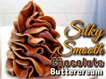 How to make Silky Smooth Chocolate Buttercream | No Grit ...
